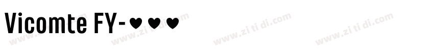 Vicomte FY字体转换